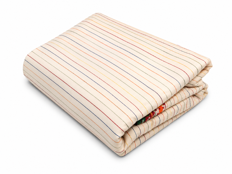 Shikargaah Mehr Bedding Set of 8 Pcs | Elegant Striped Complete Bedding Set