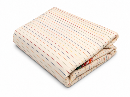 Shikargaah Mehr Bedding Set of 8 Pcs | Elegant Striped Complete Bedding Set