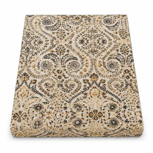 Amber Brown Double Bed Sheet 96x102"