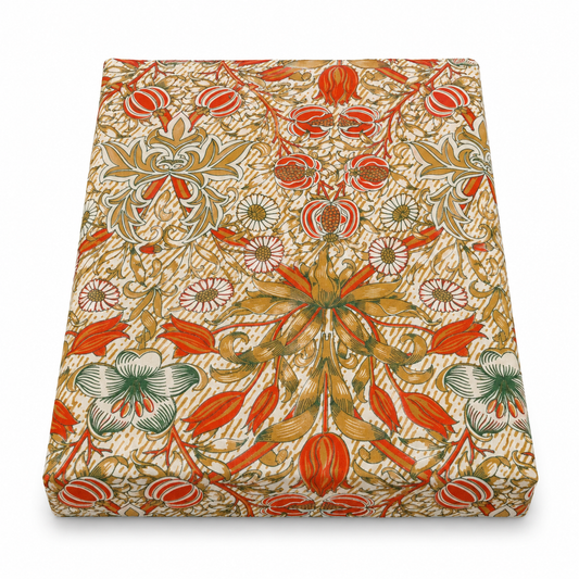 Cream Tan Double Bed Sheet 96x102"