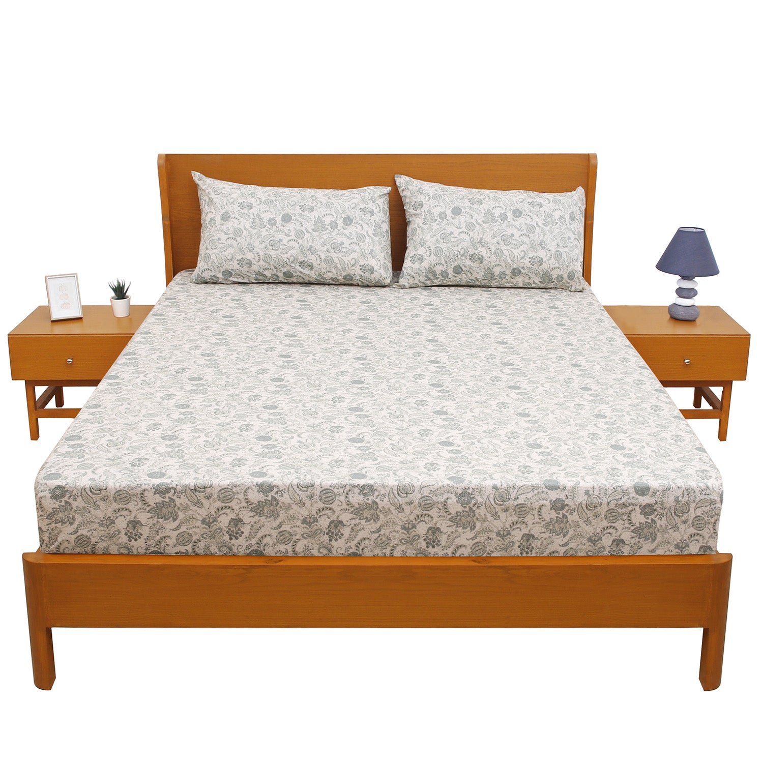 Pebble Double Bed Sheet – 96x102 Inches - Habitt
