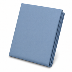 Premium Double Bed Sheet 96x102" – Light Blue Dyed Cotton | Soft, Cool & Elegant Bedding Set