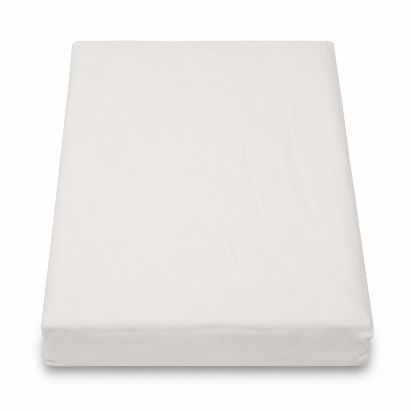 Premium Double Bed Sheet 96x102" – White Dyed Cotton | Soft, Elegant & Classic Bedding Set