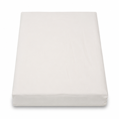Premium Double Bed Sheet 96x102" – White Dyed Cotton | Soft, Elegant & Classic Bedding Set