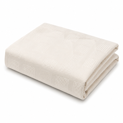 Sandshell Plain Woven Grey Winter Bedcover 94 x 102 Inches Mehr | Textured Double Bed Cover