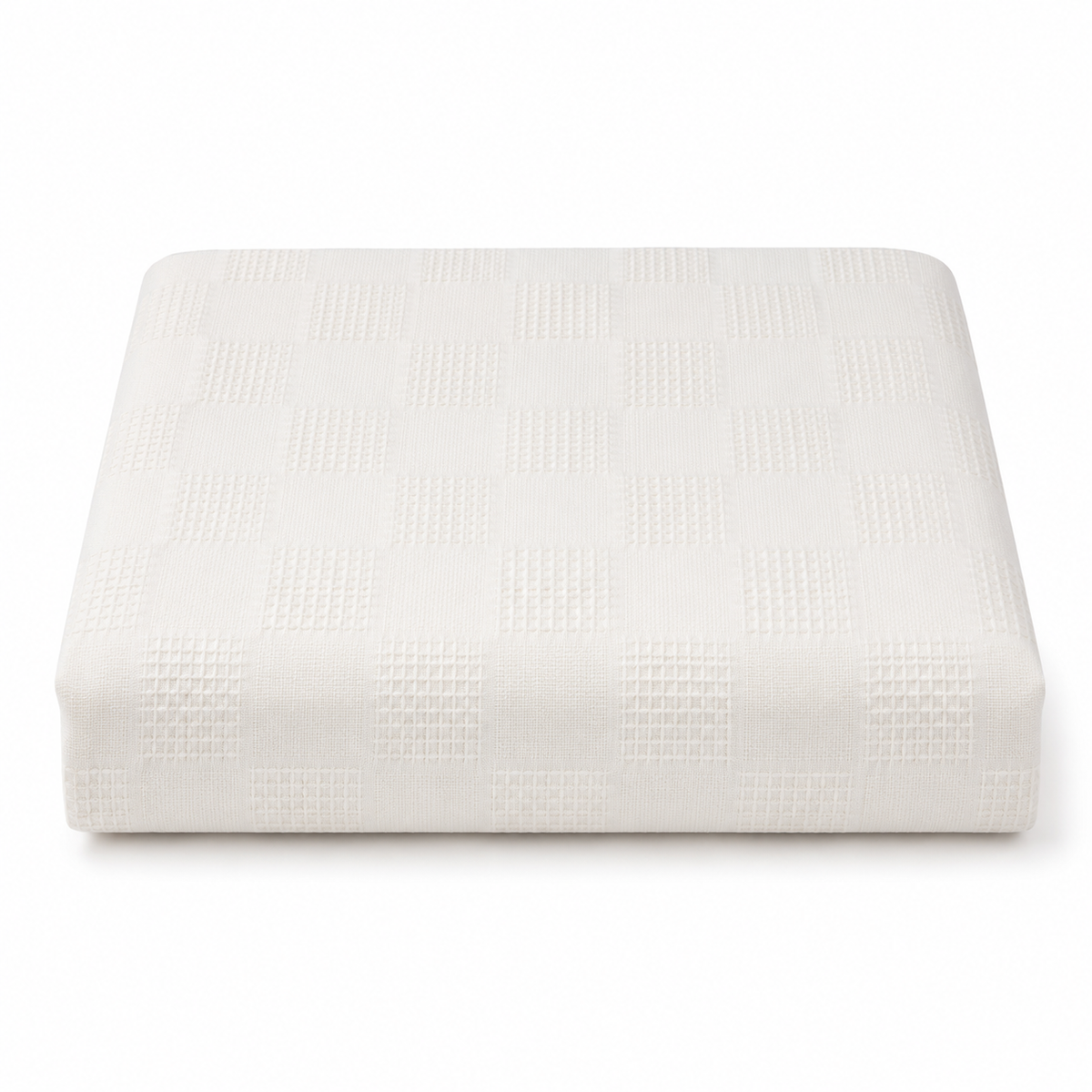 Sandshell Plain Woven Grey Winter Bedcover 94 x 102 Inches Mehr | Textured Double Bed Cover