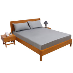 Luxurious Green Satin Double Bed Sheet 96″ × 102″ – Silky Smooth, Elegant Shine