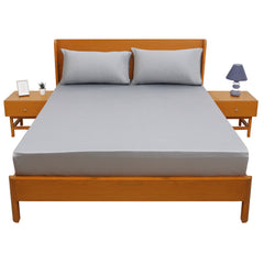 Luxurious Green Satin Double Bed Sheet 96″ × 102″ – Silky Smooth, Elegant Shine