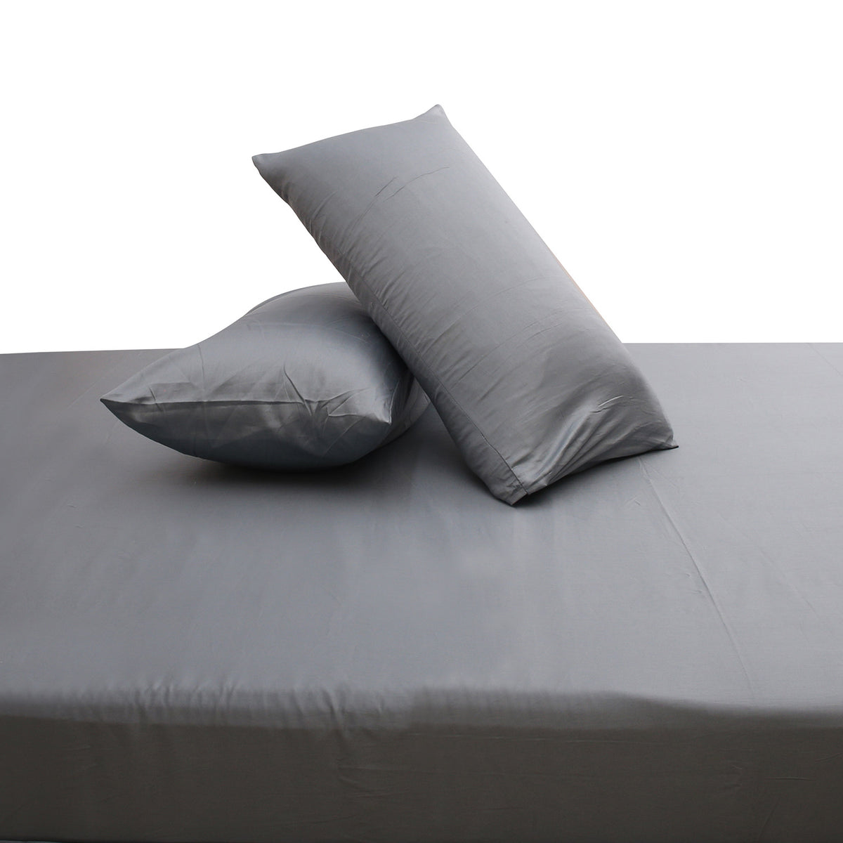 Luxurious Green Satin Double Bed Sheet 96″ × 102″ – Silky Smooth, Elegant Shine