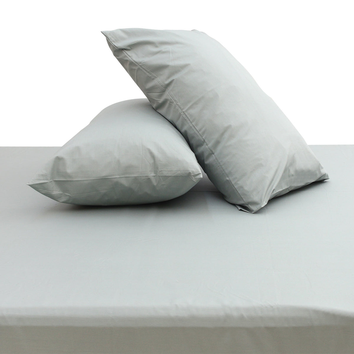 Mint Green Satin Double Bed Sheet – 96x102"