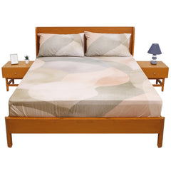 Olive Textured Double Bed Sheet 96″ × 102″ – Earthy, Elegant Woven Finish for Modern Bedrooms