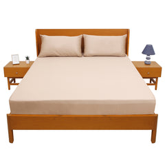 Pink Satin Double Bed Sheet 96″ × 102″ – Soft, Silky, Luxury Bedding in Blush Pink