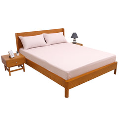 Pink Lines Double Bed Sheet 96″ × 102″ – Soft, Modern Linear Pattern in Fresh Pink Tones