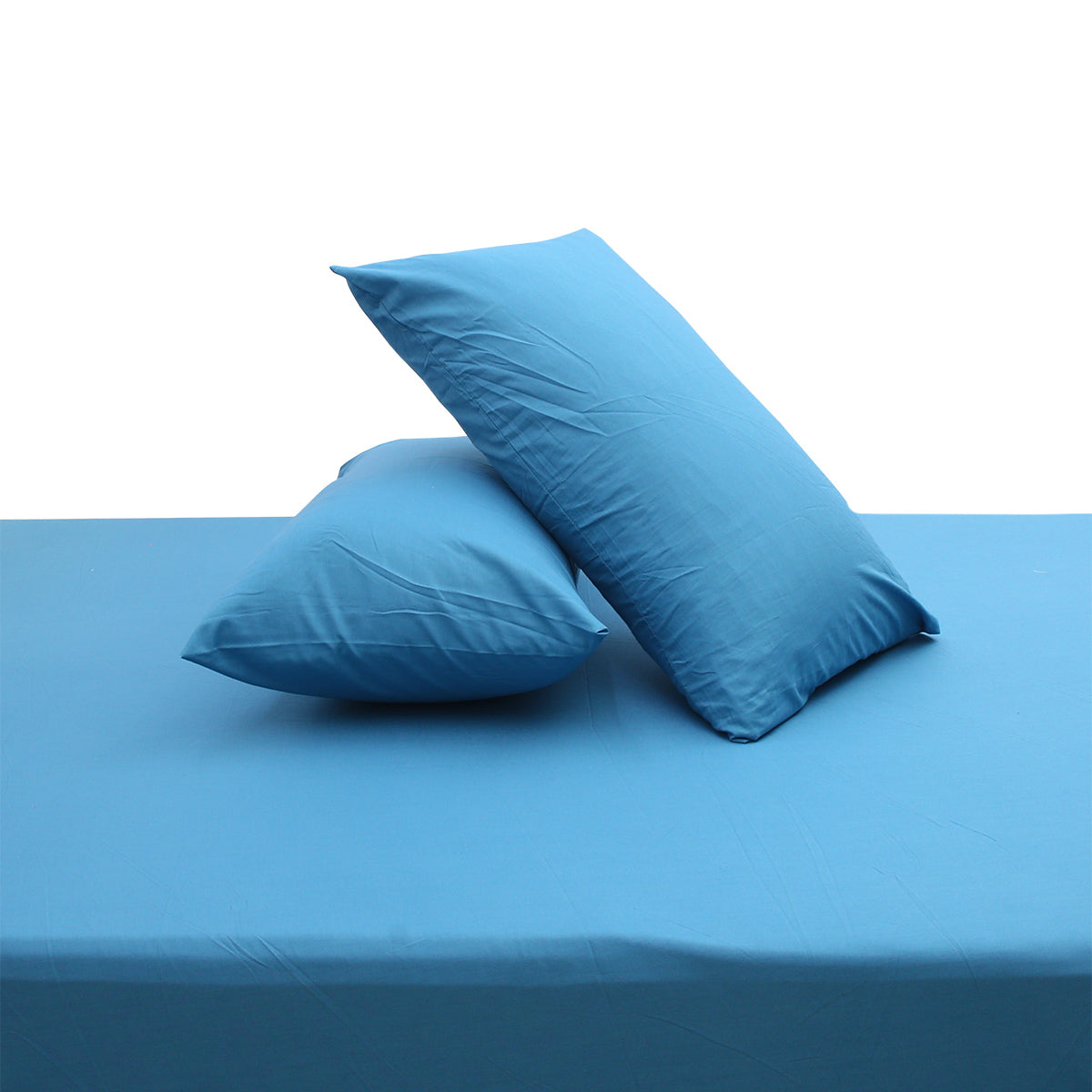 Silver Grey PC Dyed Double Bed Sheet – 96x102"