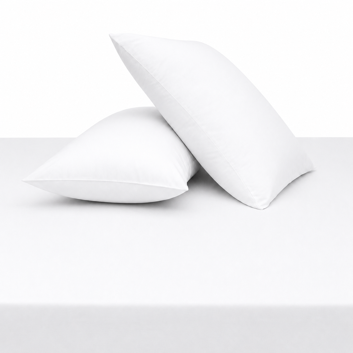 White PC Dyed Double Bed Sheet 96 x 102 Inches | Plain White Double Bedding
