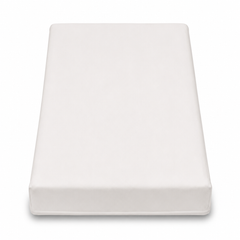 White Solid Dyed Double Bedding Set – 6 Pieces