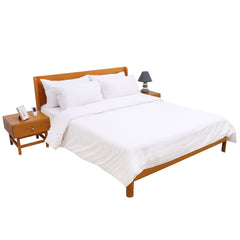 White Stripe ST Dyed Double Bedding Set of 6