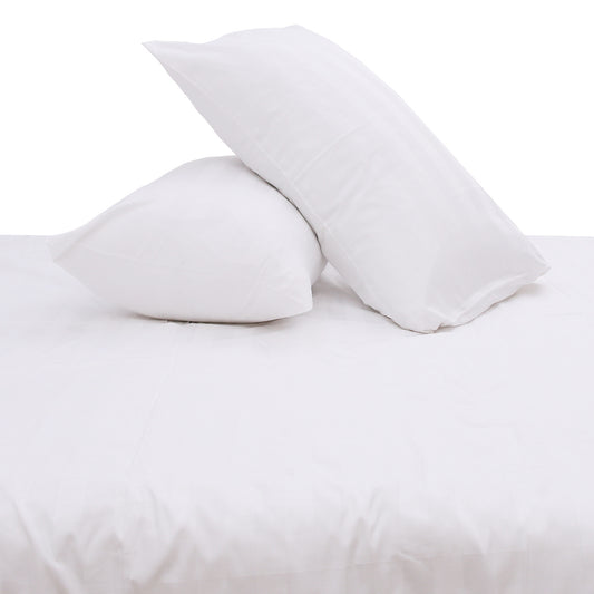 White Stripe ST Dyed Double Bedding Set of 6