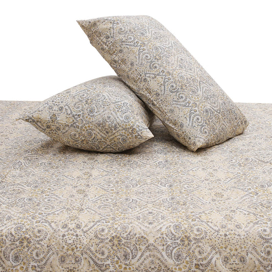 Amber Brown Double Quilt Cover 90x96"