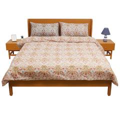 Cream Tan Double Quilt Cover 90x96"