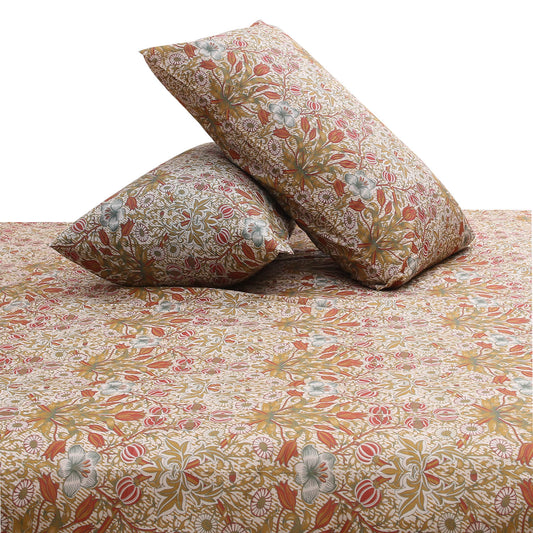 Cream Tan Double Quilt Cover 90x96"