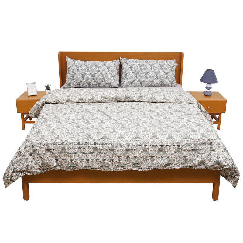 Pecan Brown Double Quilt Cover 90x96" - Habitt