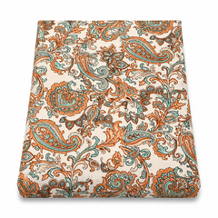 Color Damask Single Quilt Cover 60 x 90 Inches | Paisley Printed Single Bedding