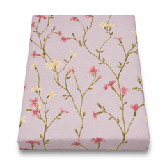 Leafy Texture Single Quilt Cover 60 x 90 Inches | Floral Printed Single Bedding