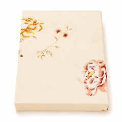 Floral Rose Double Bed Sheet 96 x 102 Inches | Elegant Floral Printed Bedsheet