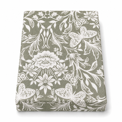 Cotton Grey Florals Single Quilt Cover 60 x 90 Inches | Floral Printed Single Bedding