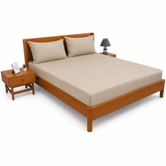 Percale Sage Green Single Quilt Cover 60 x 90 Inches | Plain Single Bedding