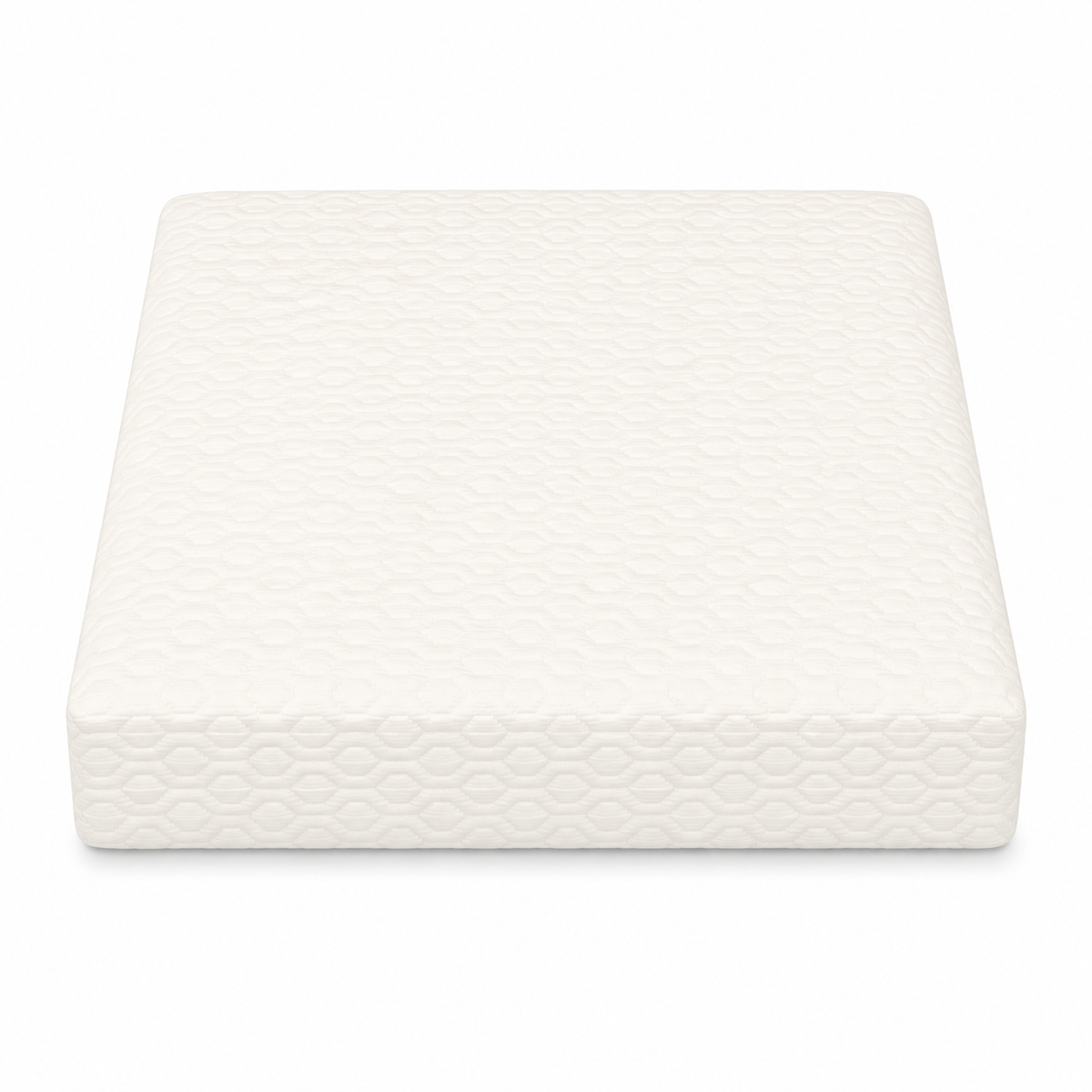 White Patterned Cotton Jacquard Bed Cover | Elegant Textured White Bedding