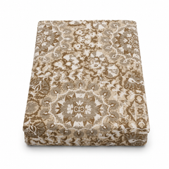 Bone Brown Double Bed Sheet 96x102"