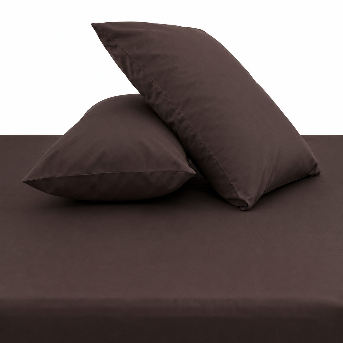 Charcoal Dyed Double Bed Sheet 96x102" | Plain Double Bedsheet