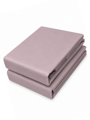 Purple Dyed Double Bedding Set of 6 | Elegant Plain Bedding Set