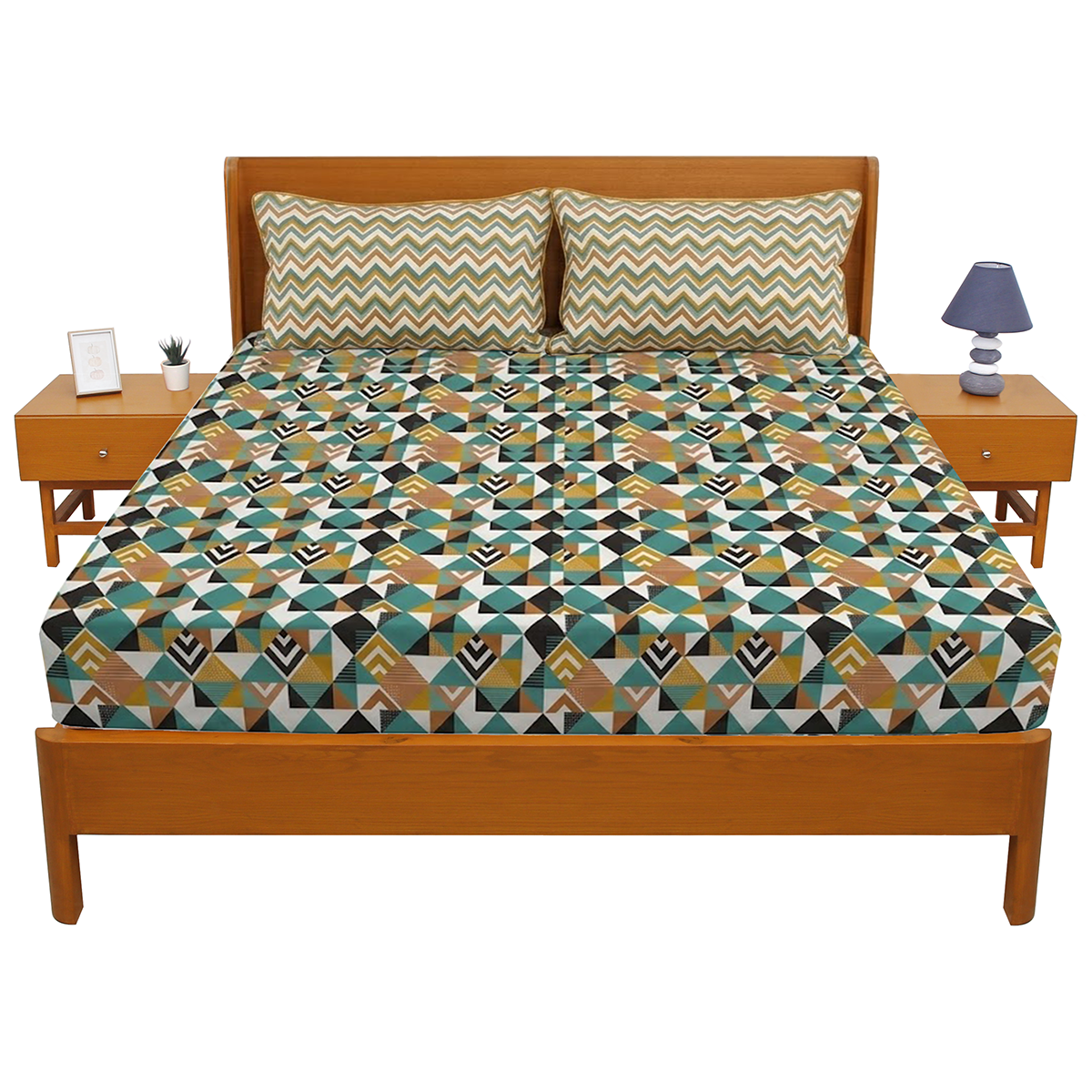 Blue Circus Double Bed Sheet 94x98"
