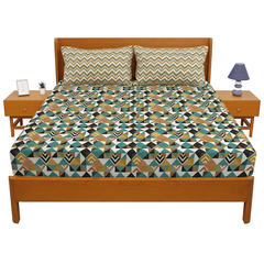 Blue Circus Double Bed Sheet 94x98"