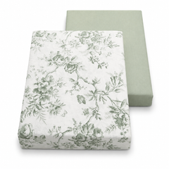 Beige Double Bedding Set of 6 Percale – Elegant Floral Printed Double Bed Bedding Set for Bedroom