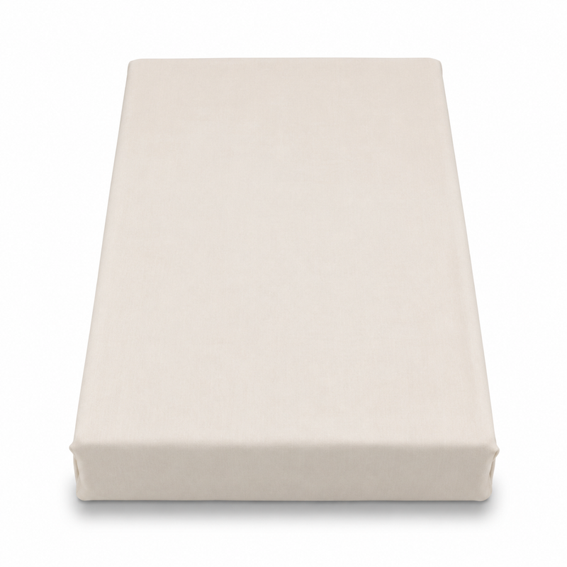 Vanilla Dyed Double Bedding Satin – Elegant Solid Color Luxury Double Bed Bedding Set