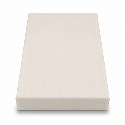 Vanilla Dyed Double Bedding Set of 6 Satin – Elegant Solid Color Luxury Double Bed Bedding Set