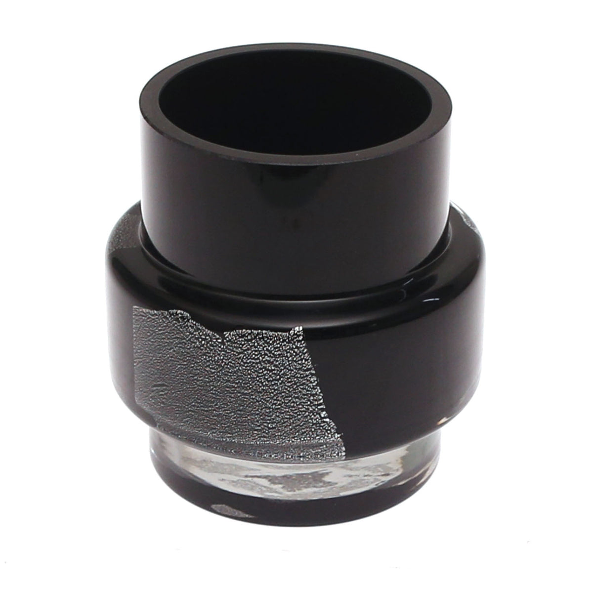 Black & White Pattern Color Glass Vase – Modern Decorative Vase