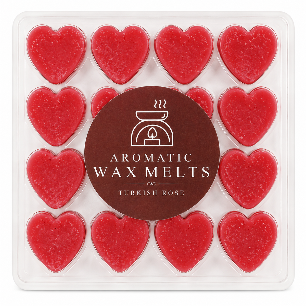 Heart Shaped Decorative Candle Red | Colored Wax Candle for Home Décor
