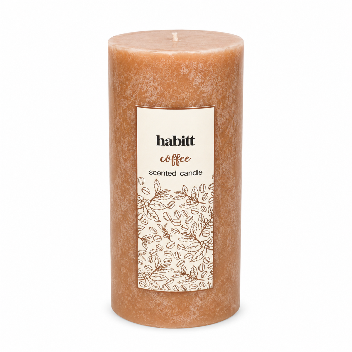 Coffee Pillar Candle 2x6 Inch | Decorative Scented Candle for Home Décor
