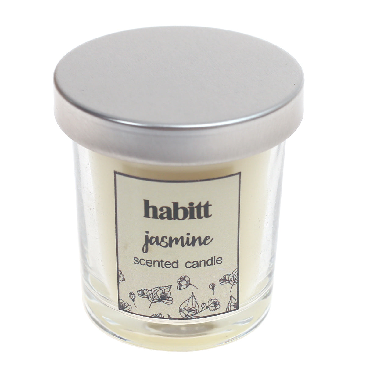 Mini Glass Jar Candle Jasmine