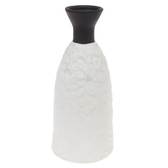 Ceramic Vase L Black & White 5.34 X 5.34 X 12 Inch TYX-049