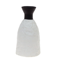 Ceramic Vase M Black & White 5.34 X 5.34 X 10.5 Inch TYX-050