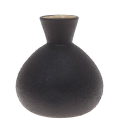 Ceramic Vase S Black 7.17 X 7.17 X 8 Inch TYX-008