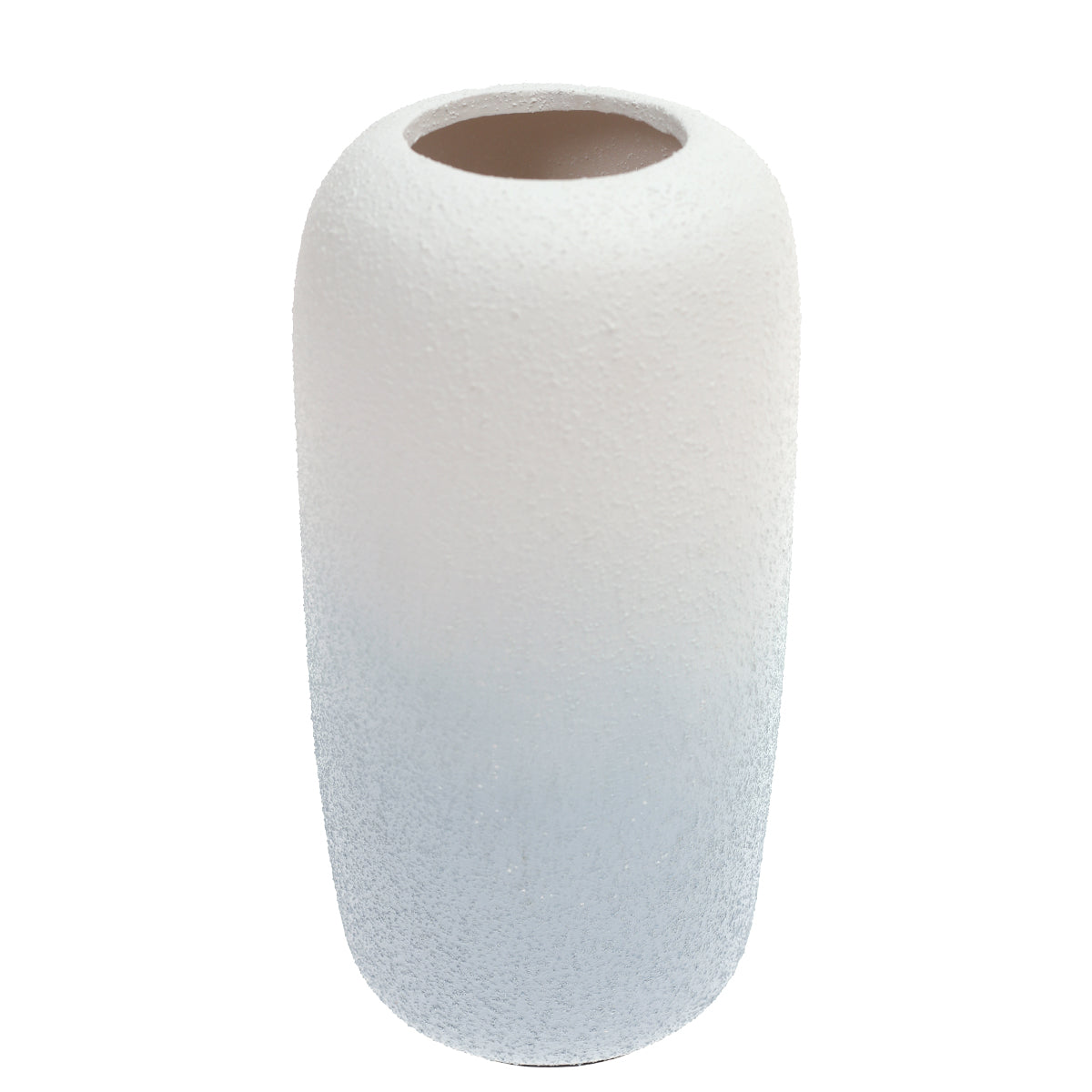 Ceramic Vase Texture Blue & White 5.34X5.34X10Inch CH-013