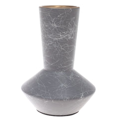 Ceramic Vase Texture Grey 7X7X9.5Inch CH-019