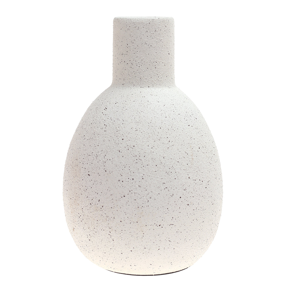 Ceramic Vase Texture White 7X7X11Inch CH-018